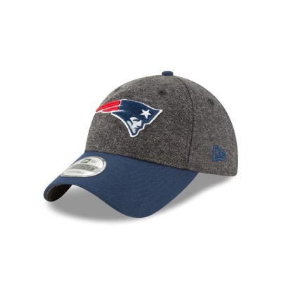 New England Patriots Gorra | New Era NFL Tweed Turn 9twenty Adjustable Cap Mexico - Grises
